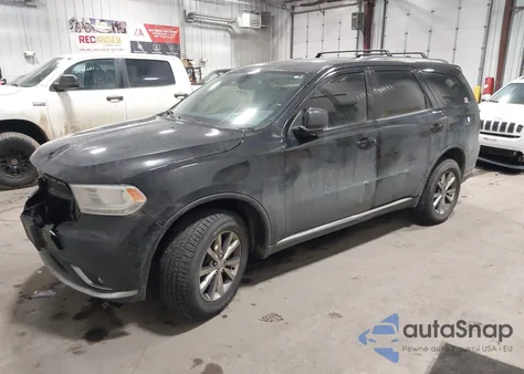 2015 Dodge Durango Limited z USA, uszkodzony, nr VIN 1C4RDJDG5FC153926